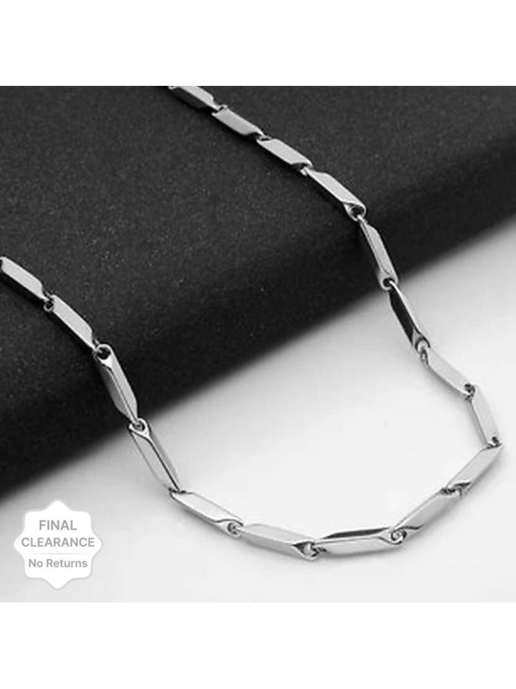     			db enbloc Silver Plated Chain ( Set of 1 )