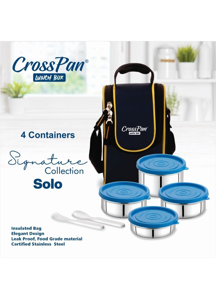     			CrossPan Stainless Steel Lunch Box 4 - Container ( Pack of 1 )