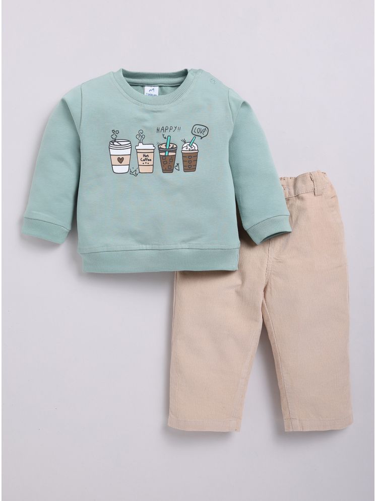     			Dollar Pack of 1 Baby Boys Cotton Blend T-Shirts & Pants Set ( Green )