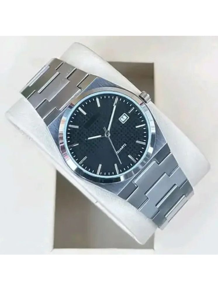     			EEWHI Silver Stainless Steel Analog Men's Watch