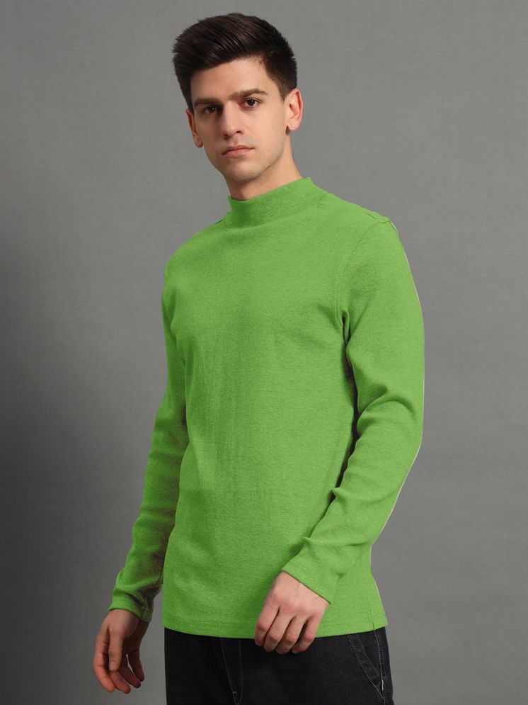     			GET GOLF Cotton High Neck Men's Sweatshirt - Sea Green ( Pack of 1 )