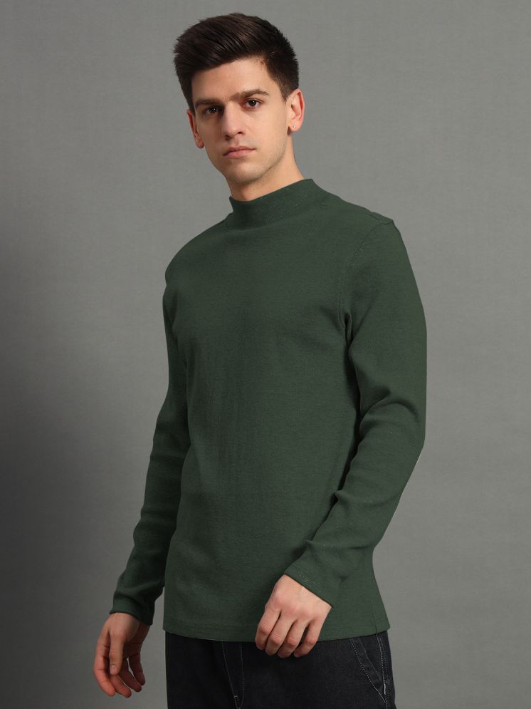     			GET GOLF Cotton High Neck Men's Sweatshirt - Olive ( Pack of 1 )