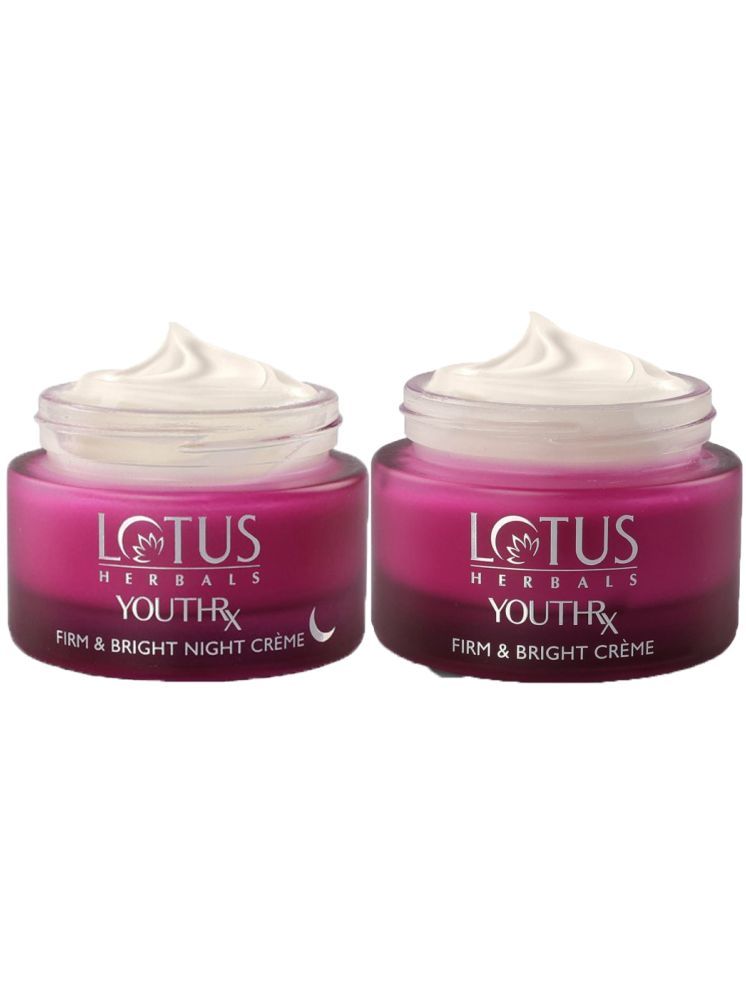     			Lotus Herbals YouthRx Firm & Bright Cream 50g , Night Cream 50g (Pack of 2)