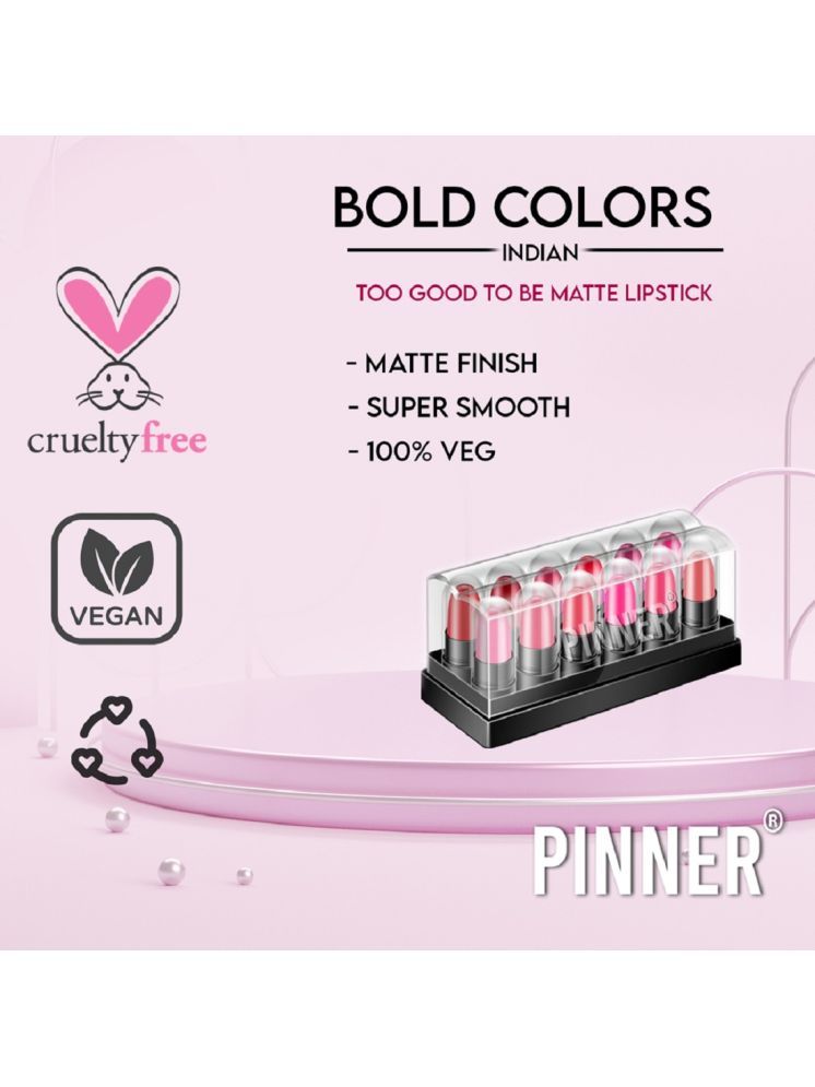     			Pinner Multi Matte Lipstick 12