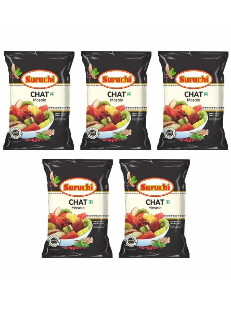     			SURUCHI  Chat Masala Powder 200g Each, Chatpata Chaat Masala For Salads -  Masala 200 gm Pack of 5