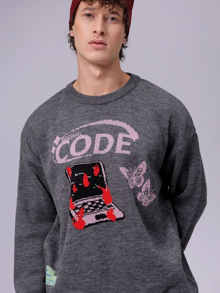     			The Indian Garage Co Men Printed Pullover