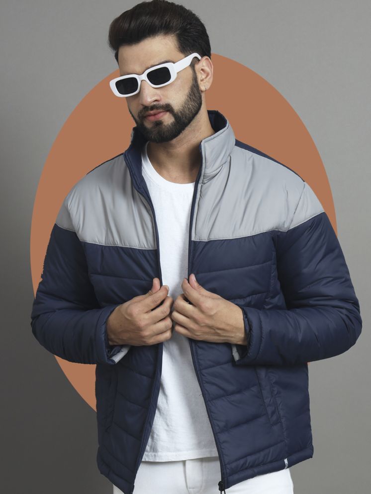     			renuovo Polyester Men's Quilted & Bomber Jacket - Indigo ( Pack of 1 )