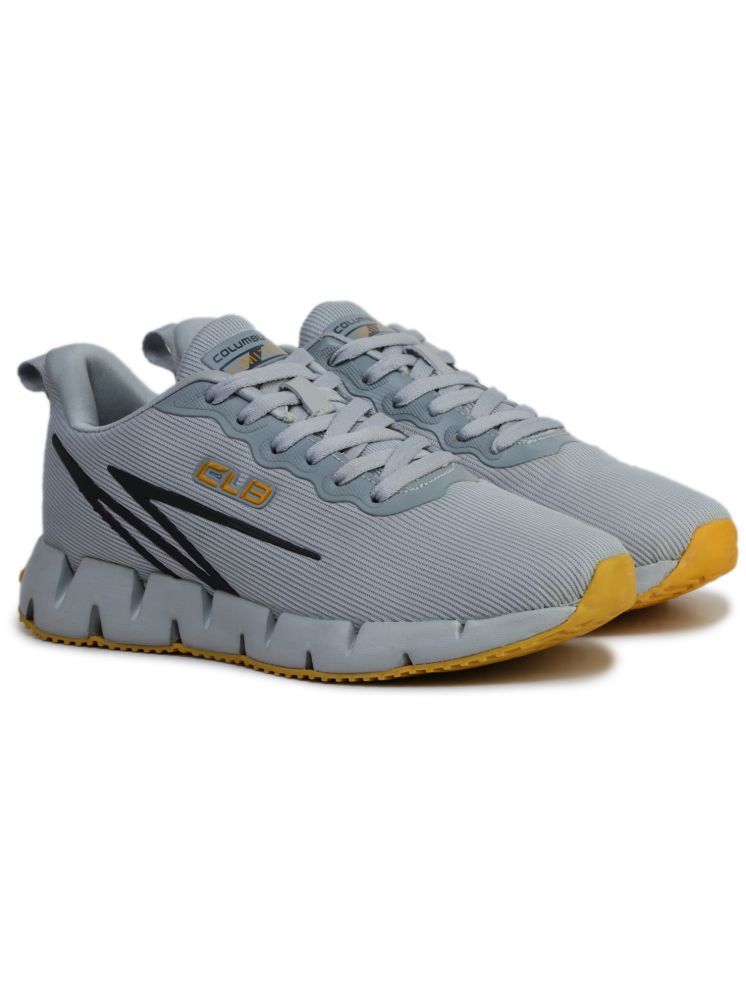     			Columbus TERRAIN Light Grey Men's Sports Running Shoes