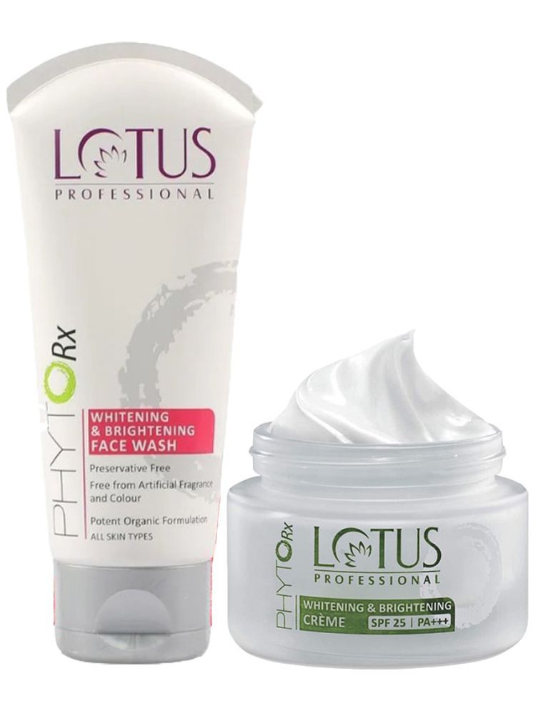     			Lotus Professional Whitening & Brightening Day Cream 50g , Face Wash 80g (Pack of 2)