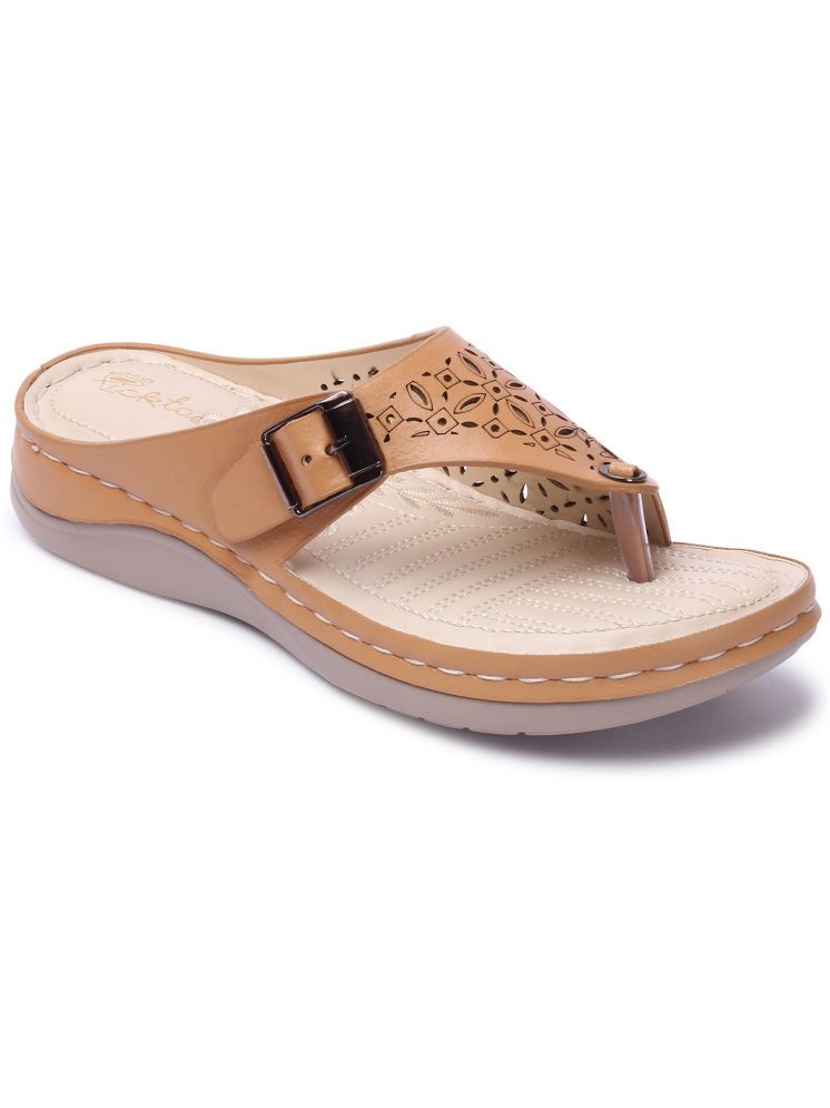     			Picktoes Beige Women's Sandal Heels