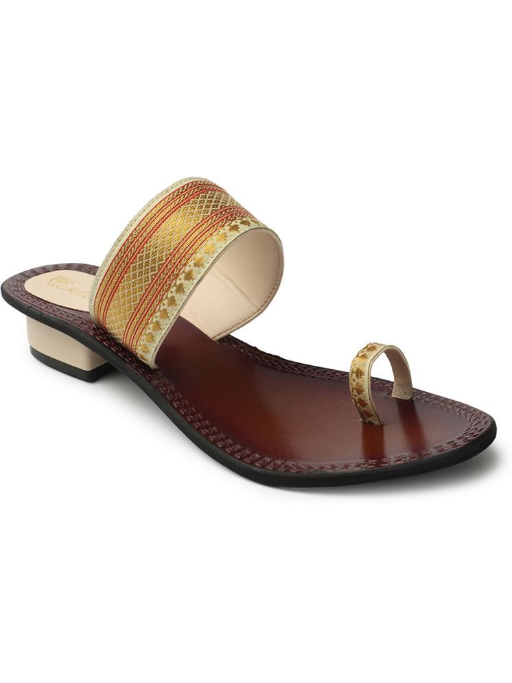     			Picktoes Cream Women's Sandal Heels