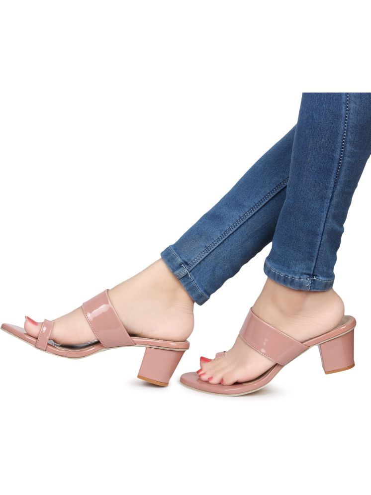     			Picktoes Pink Women's Sandal Heels