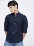 The Indian Garage Co Men Navy Blue Casual Shirt