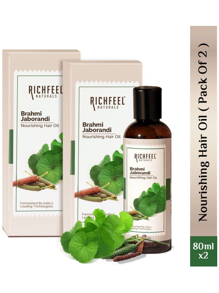     			Richfeel Brahmi Jaborandi Nourishing Hair Oil 80 Ml Pack of 2