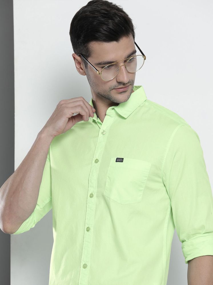     			The Indian Garage Co Men Green Comfort Cotton Casual Shirt