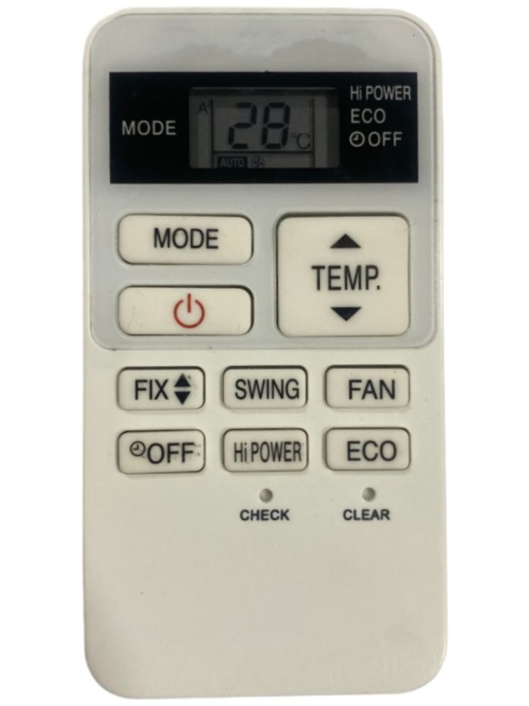     			Upix 178TS (No Backlight) AC Remote Compatible with Toshiba AC