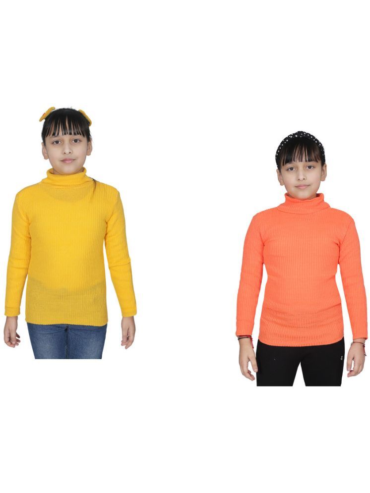     			IndiWeaves Pack of 2 Girls Wollen Pullover ( Multicolor 1 )