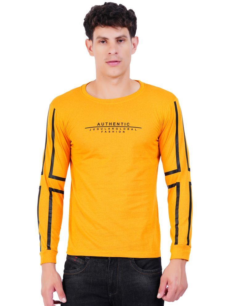     			JUGULAR Pack of 1 Cotton Regular Fit Men's T-Shirt ( Mustard )