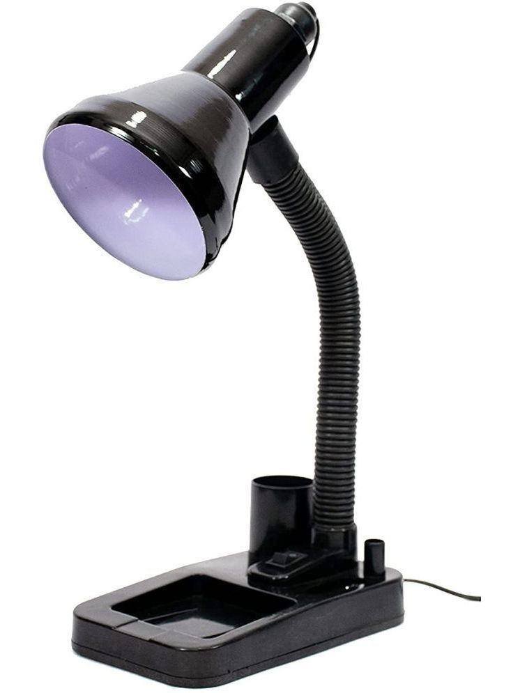     			SPARKWORLD Black Study Table Lamp ( Pack of 1 )