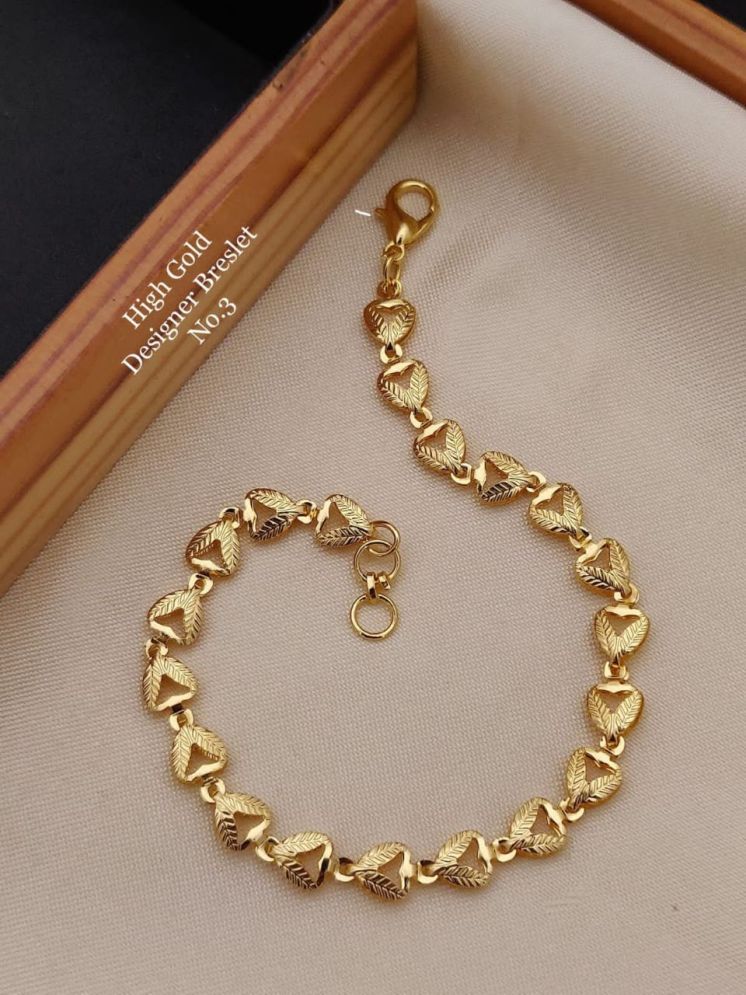     			Shivay Fashion Gold Bracelet ( Pack of 1 )