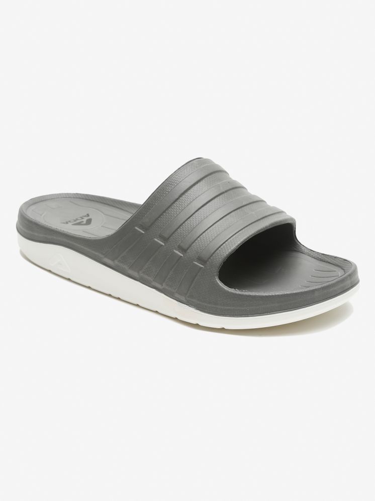     			Adda Dark Grey Men's Slide Flip Flop