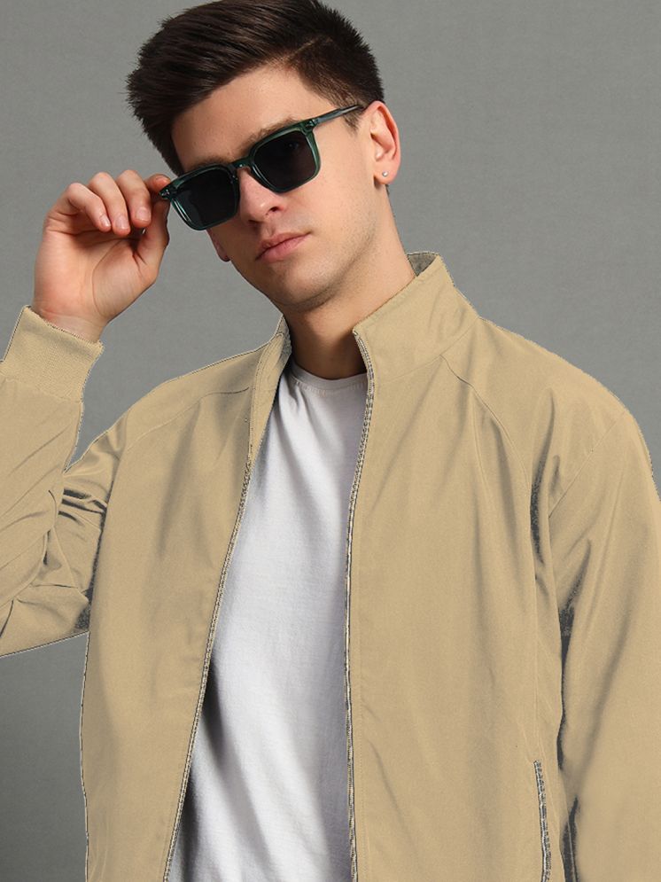     			GET GOLF Polyester Men's Casual Jacket - Beige ( Pack of 1 )