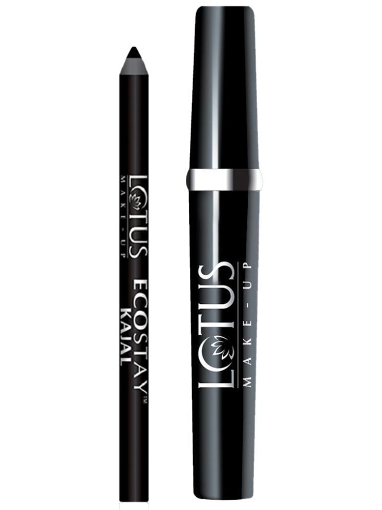     			Lotus Make-up Ecosty Kajal Blak 1.2g , Maxlash Botanical Mascara 4g (Pack of 2)