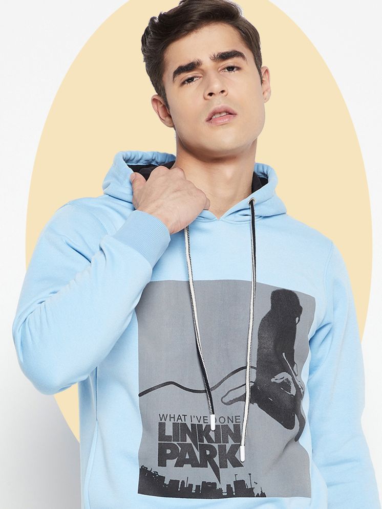     			Lycos Fleece Hooded Men's Sweatshirt - Turquoise ( Pack of 1 )