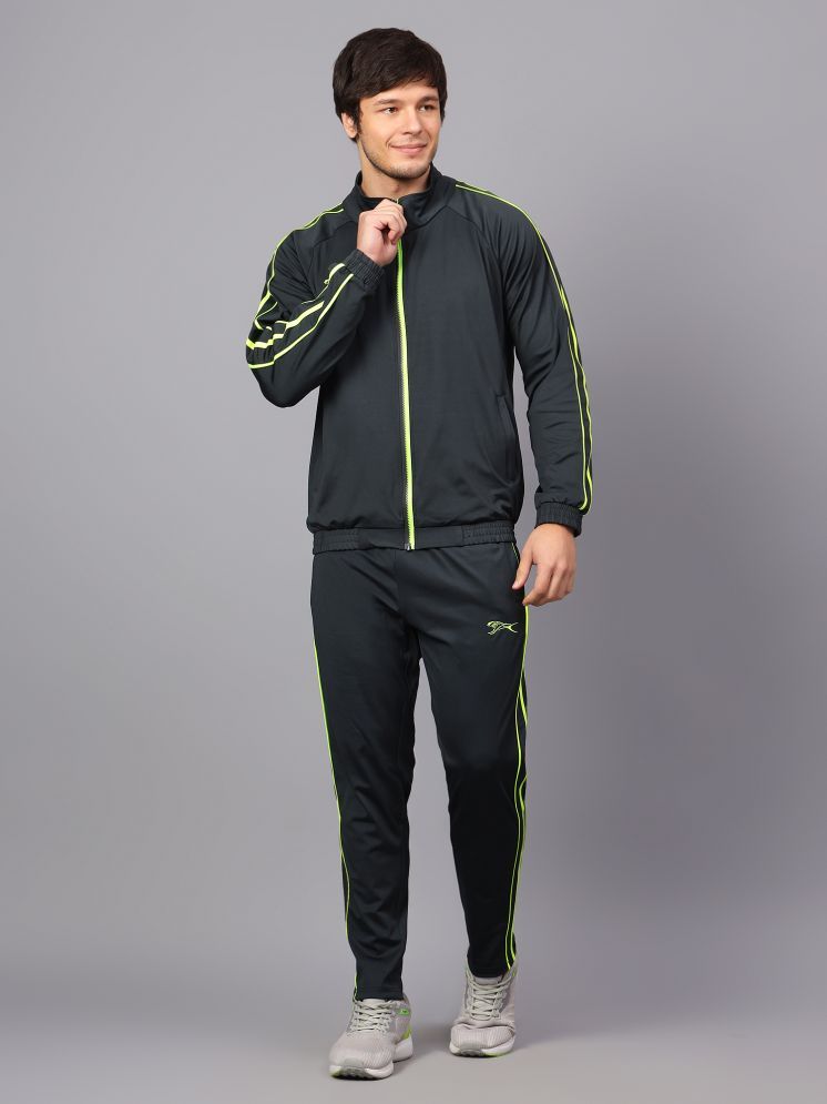     			Shiv Naresh GREY Polyester Regular Fit Men's Tracksuit ( Pack of 1 )