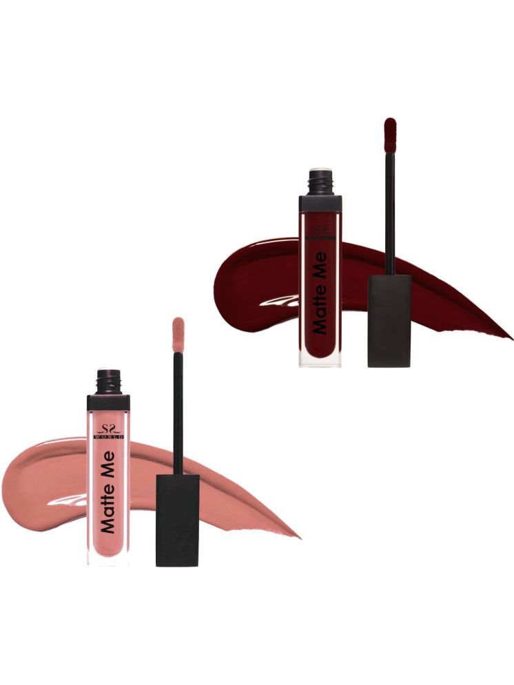     			ssworld Pink Rose Matte Lipstick 6