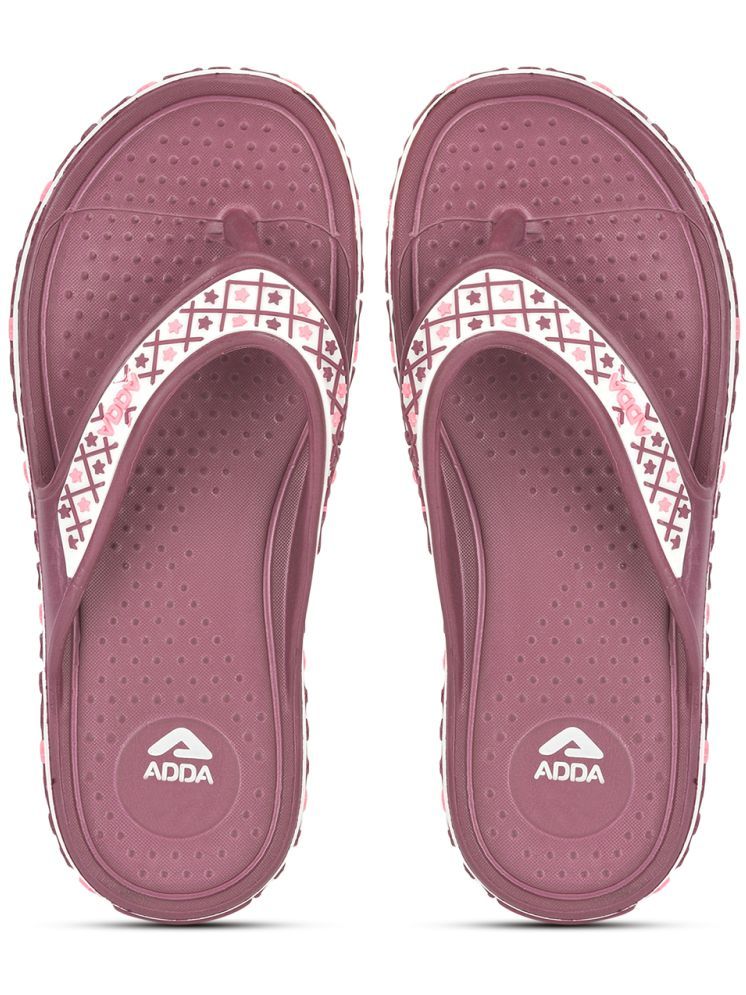     			Adda Purple Women's Slipper