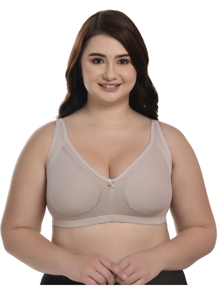     			Elina Pack of 1 Cotton Non Padded Everyday Bra For Women ( Cream )