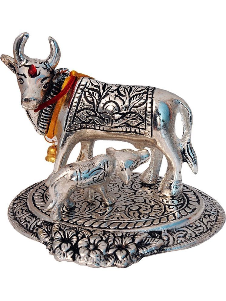     			Shri Astha Vinayak Brass Cow and Calf Idol ( 8 cm )