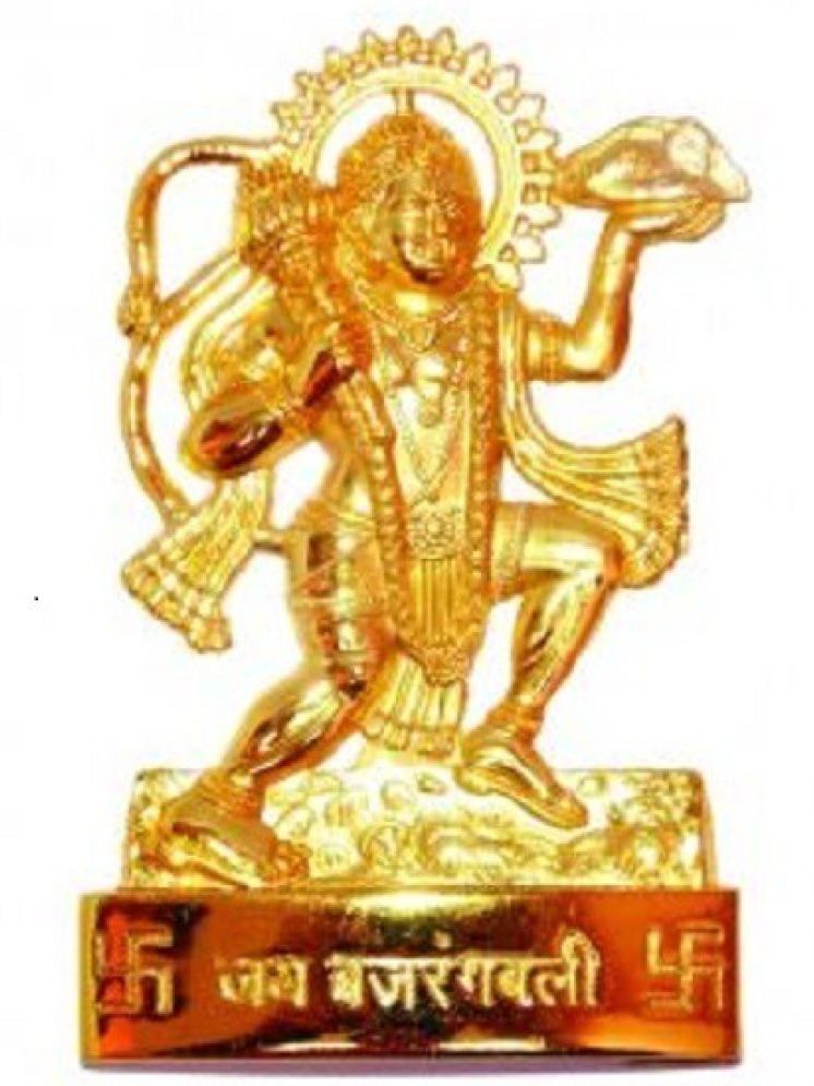     			Shri Astha Vinayak Brass Lord Hanuman Idol ( 7 cm )