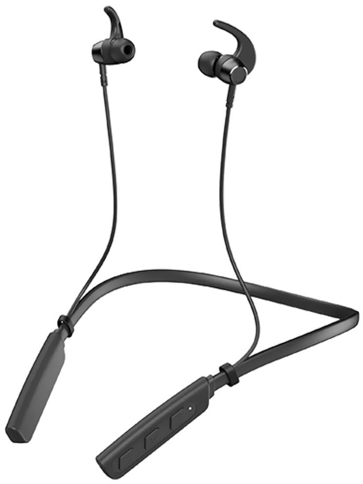     			Tecsox In-the-ear Bluetooth Headset with Upto 30h Talktime Deep Bass - Black