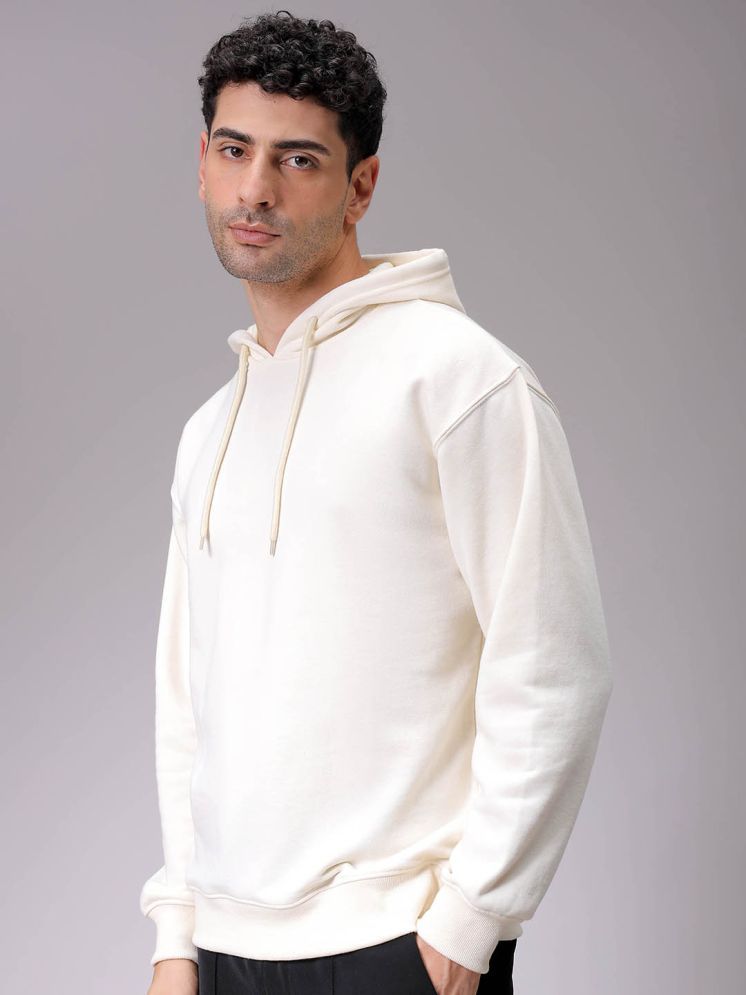     			The Indian Garage Co. Polyester Hooded Men's Sweatshirt - Beige ( Pack of 1 )