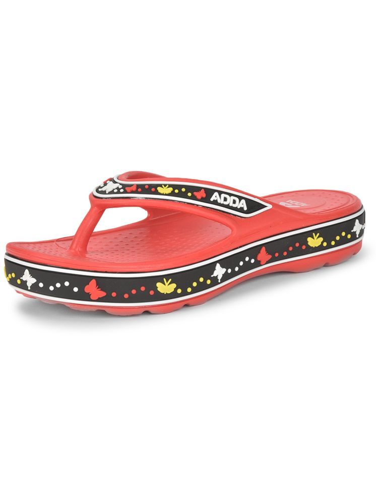     			Adda Red Women's Thong Flip Flop