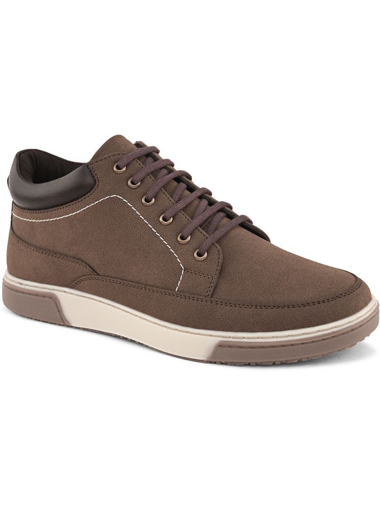     			Fentacia MEN CASUAL SHOES Brown Men's Outdoor Shoes