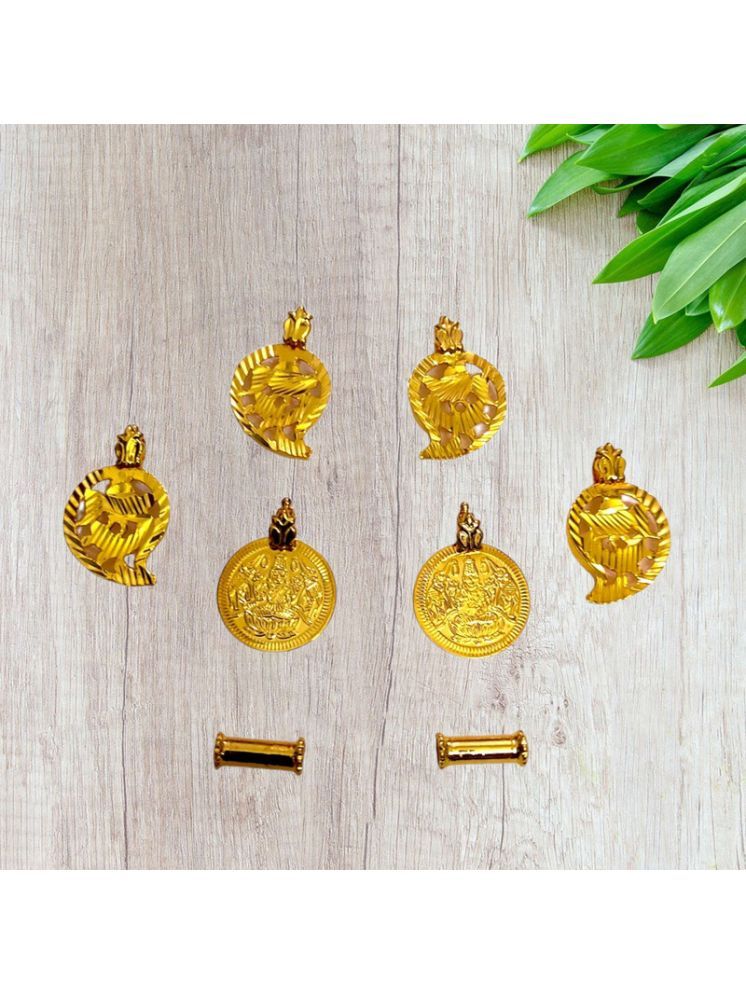     			TGS GOLD COVERING Gold Pendant set ( Pack of 1 )