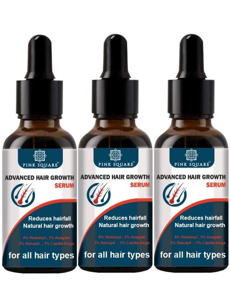     			pink square Hair Serum Hair Serum 30 mL Pack of 3