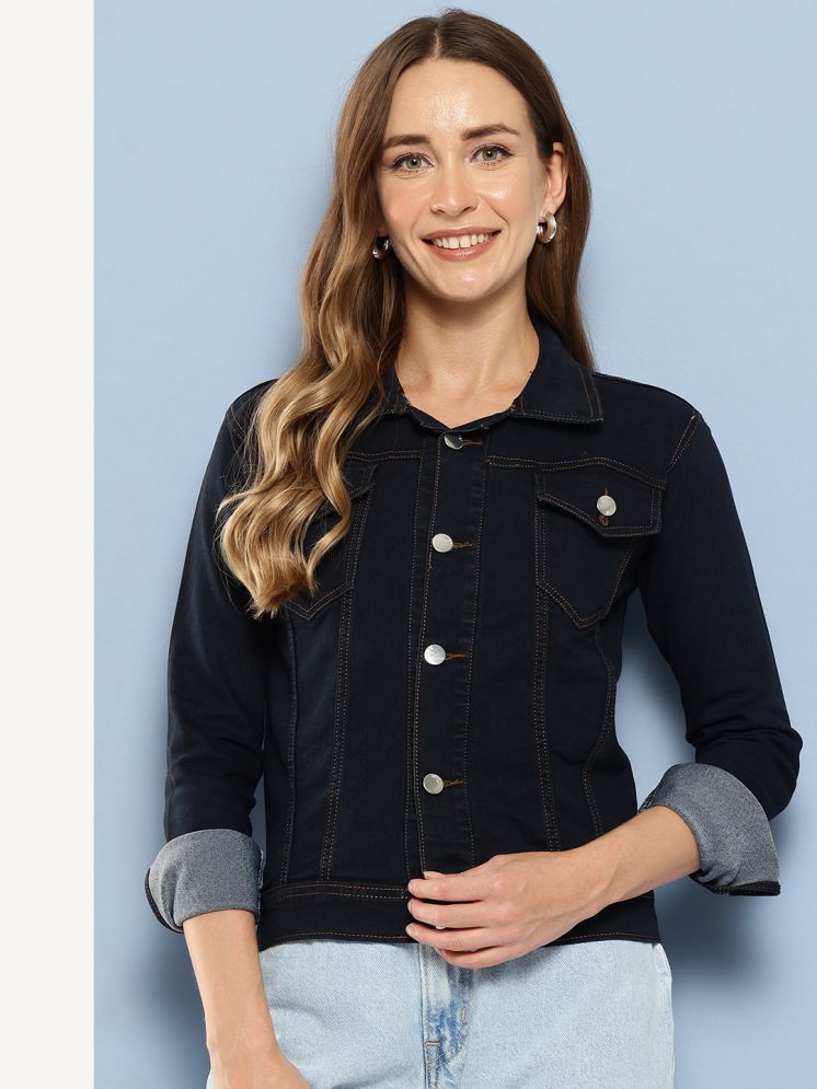     			Aarika - Denim Black Denim Jacket Pack of 1