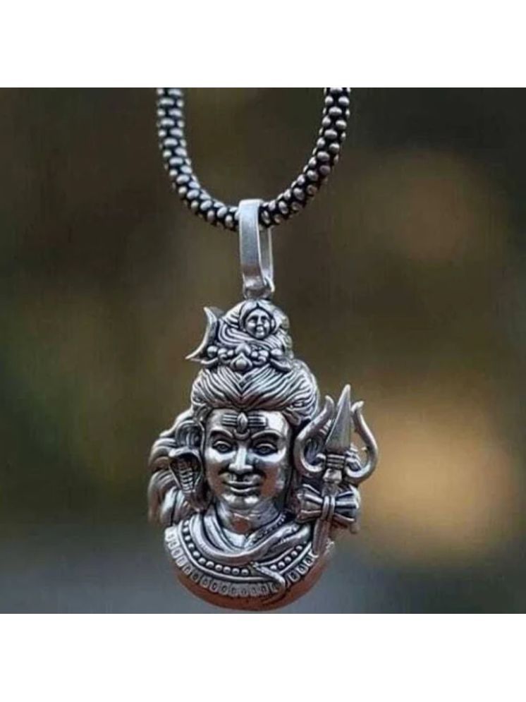     			DvR ClicK Shiv Damru Locket Mala With Chain ( Pack of 1 )