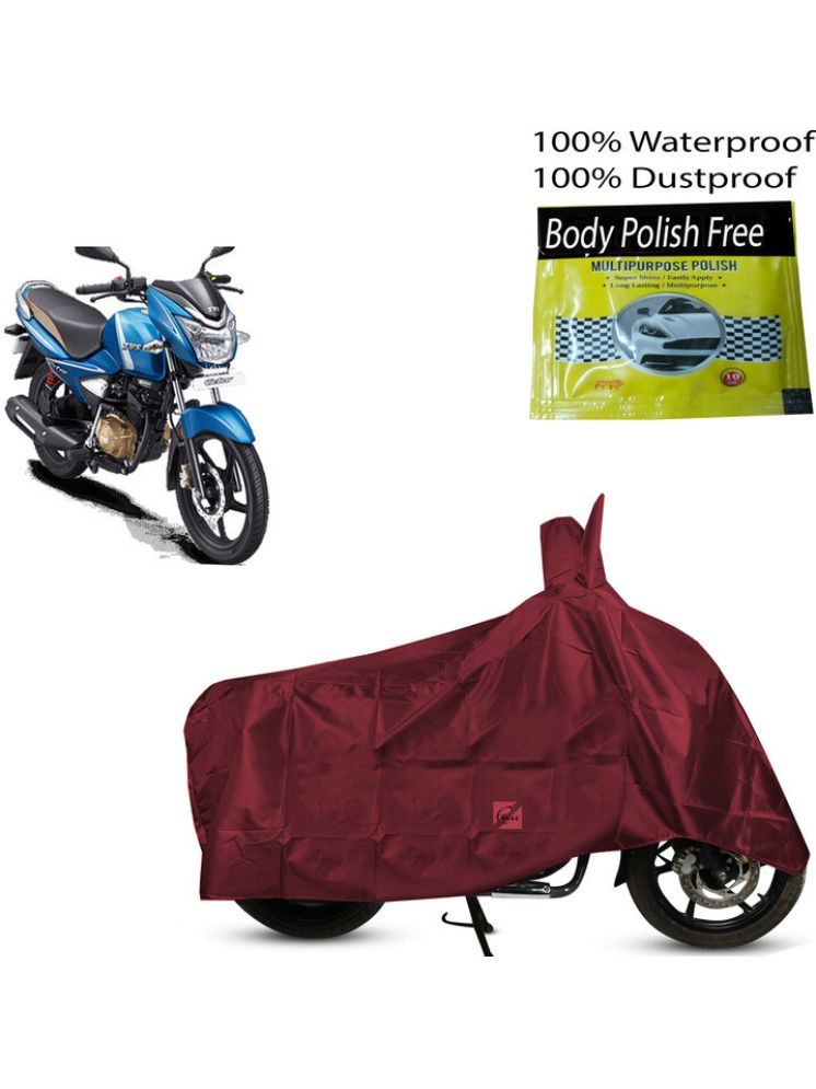     			EGAL Bike Body Cover for TVS ( Pack of 1 ) , Maroon