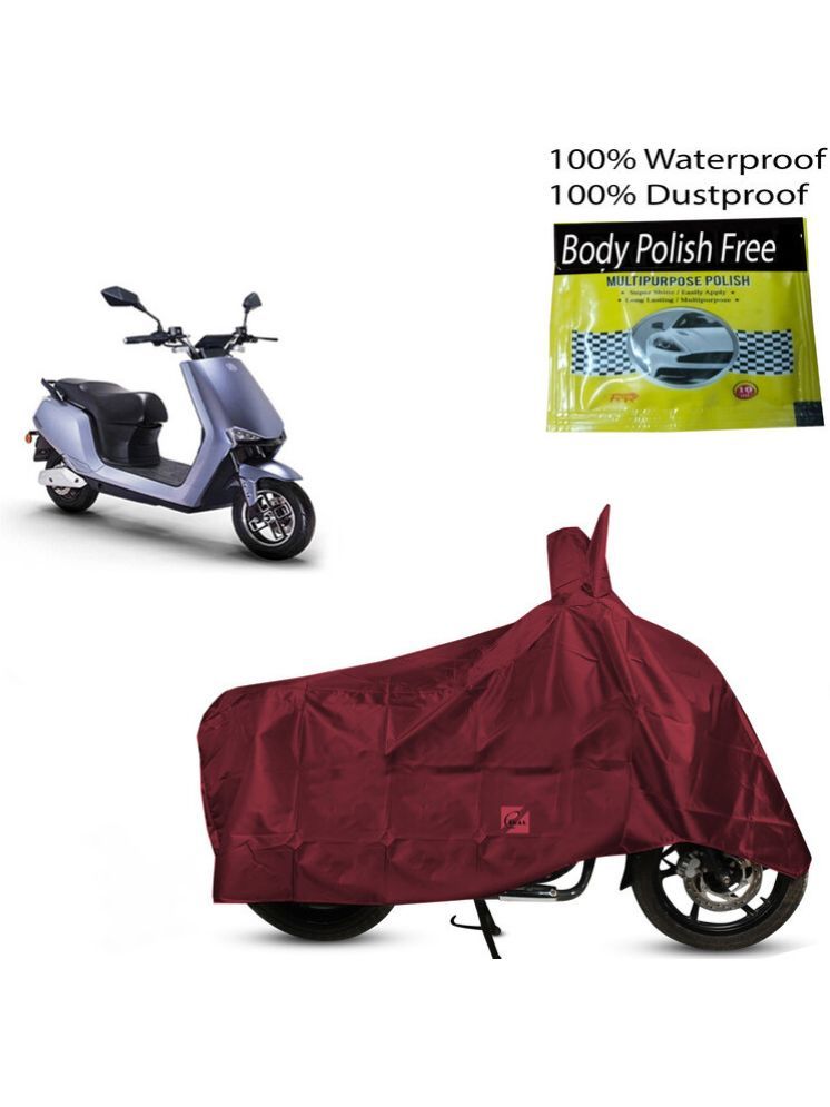     			EGAL Bike Body Cover for Bgauss ( Pack of 1 ) , Maroon