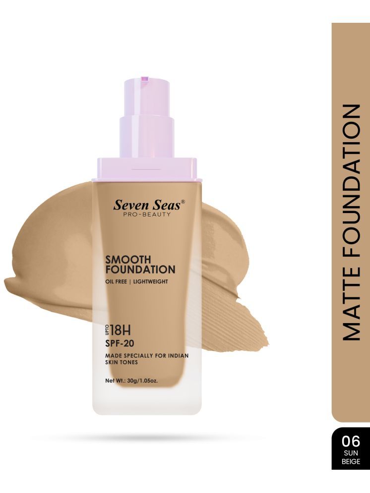     			Seven Seas Matte Liquid For All Skin Types Skin Fair Foundation Pack of 1