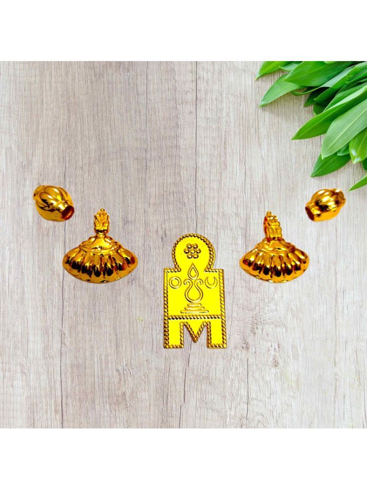     			TGS GOLD COVERING Gold Pendant set ( Pack of 1 )