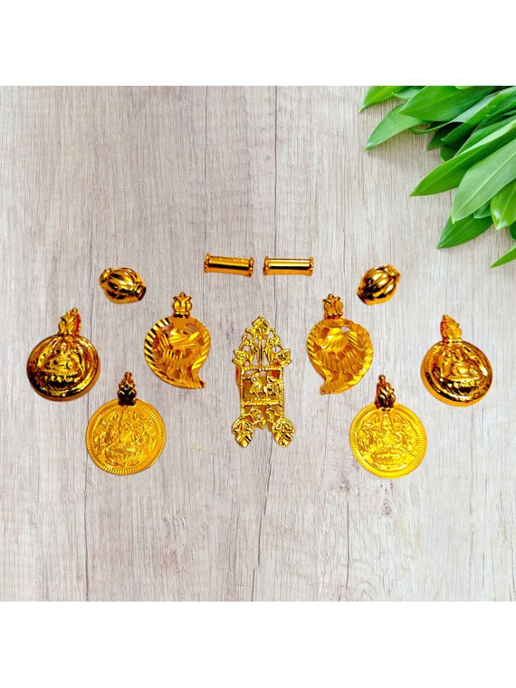     			TGS GOLD COVERING Gold Pendant set ( Pack of 1 )