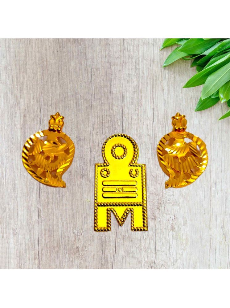     			TGS GOLD COVERING Gold Pendant set ( Pack of 1 )