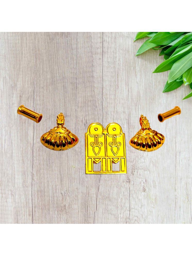     			TGS GOLD COVERING Gold Pendant set ( Pack of 1 )