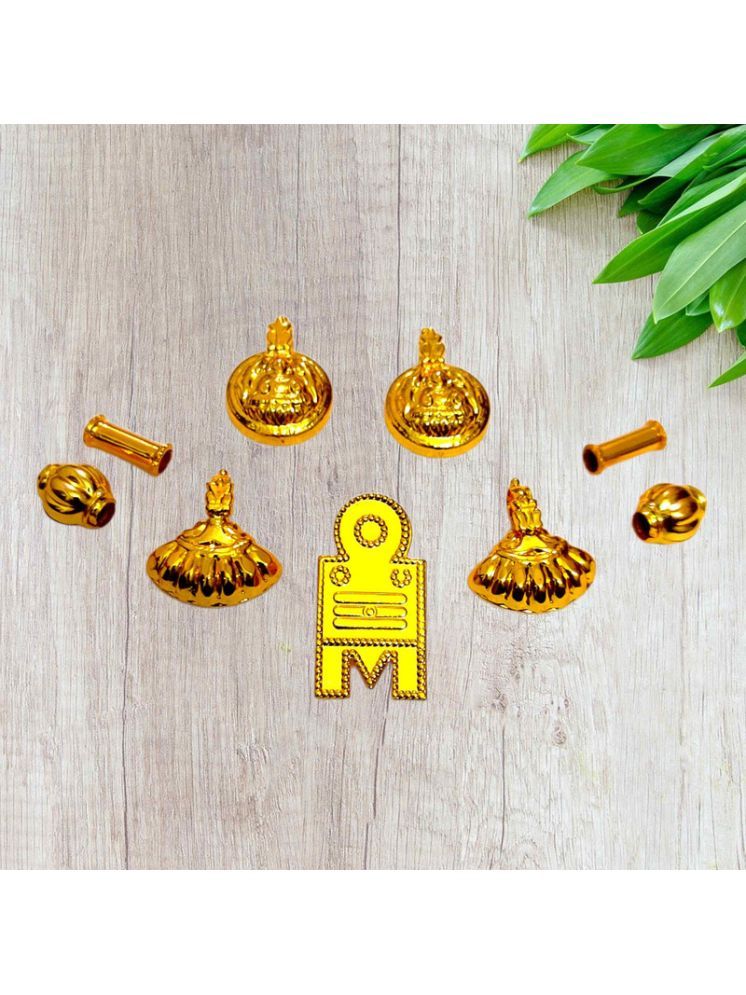     			TGS GOLD COVERING Gold Pendant set ( Pack of 1 )